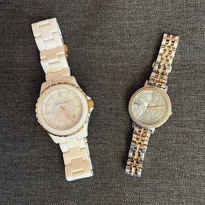 2 Michael Kors wrist watches